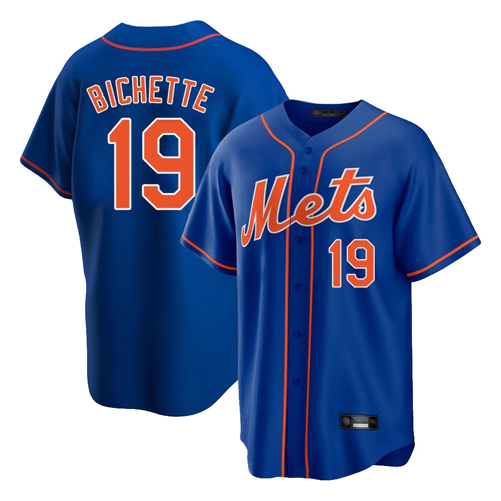 tocy NY.Mets #19 Bo Bichette Player Royal Home Game Stitched Jerseys
