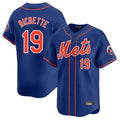 tocy NY.Mets #19 Bo Bichette Player Royal Home Limited Stitched Jerseys