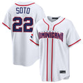 tocy NY.Mets #22 Juan Soto Player White 2026 World Classic Home Limited Stitched Jerseys