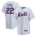 tocy NY.Mets #22 Juan Soto Player White Home Game Stitched Jerseys