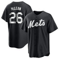 tocy NY.Mets #26 Nolan McLean Player Black Home Game Stitched Jerseys