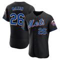 tocy NY.Mets #26 Nolan McLean Player Black Replica Home Limited Elite Stitched Jerseys