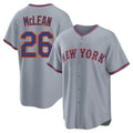tocy NY.Mets #26 Nolan McLean Player Gray Road Home Game Stitched Jerseys