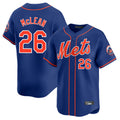 tocy NY.Mets #26 Nolan McLean Player Royal Home Limited Stitched Jerseys