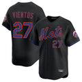 tocy NY.Mets #27 Mark Vientos Player Black Alternate Home Limited Stitched Jerseys