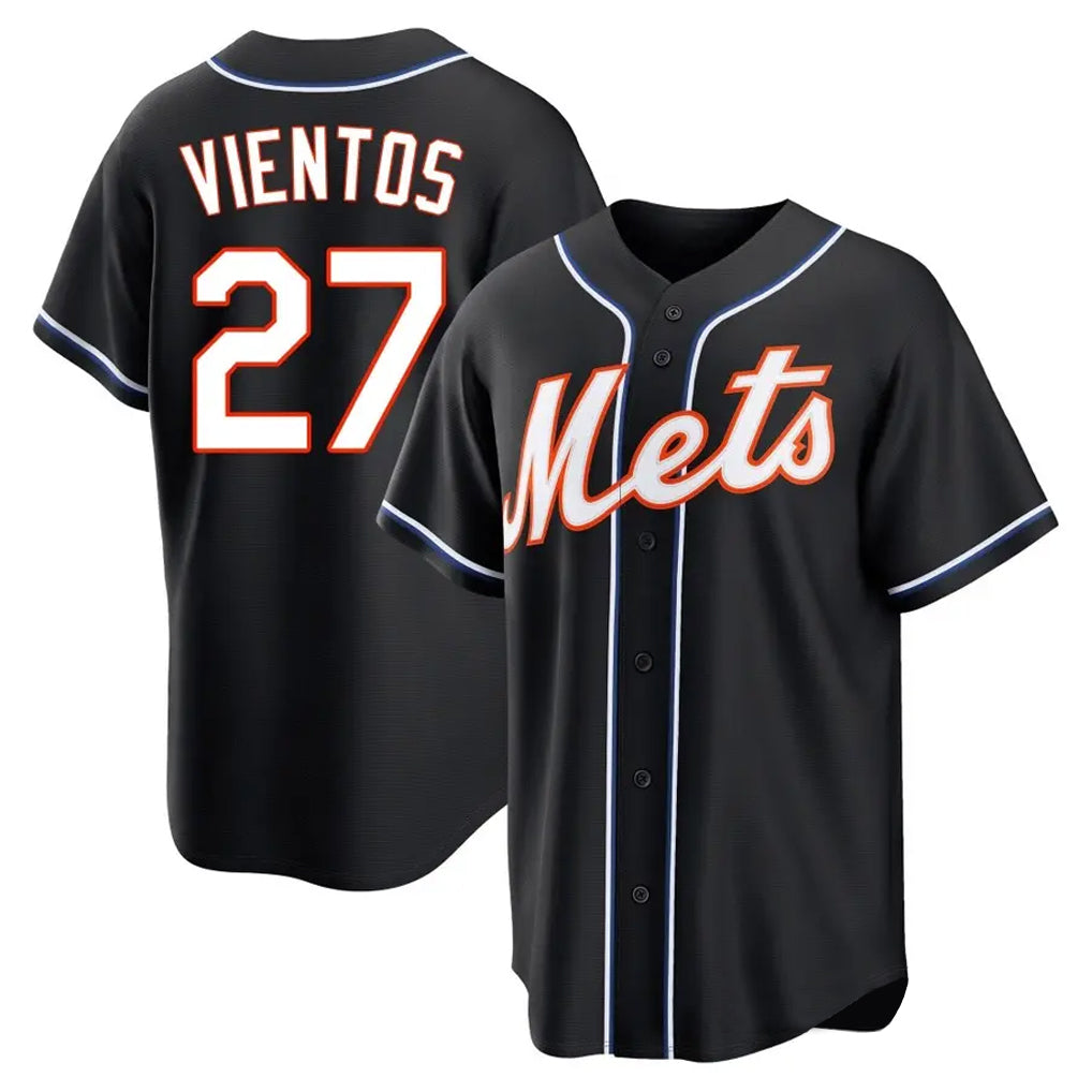 tocy NY.Mets #27 Mark Vientos Player Black Fashion Out Game Stitched Jerseys