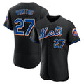 tocy NY.Mets #27 Mark Vientos Player Black Replica Home Limited Elite Stitched Jerseys