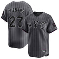 tocy NY.Mets #27 Mark Vientos Player Gray City Connect Limited Stitched Jerseys