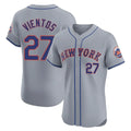 tocy NY.Mets #27 Mark Vientos Player Gray Road Limited Elite Home Stitched Jerseys