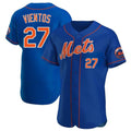 tocy NY.Mets #27 Mark Vientos Player Royal Limited Elite Home Stitched Jerseys