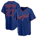 tocy NY.Mets #27 Mark Vientos Player Royal T-shirt Home Game Stitched Jerseys