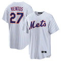 tocy NY.Mets #27 Mark Vientos Player White Home Game Stitched Jerseys