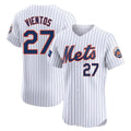 tocy NY.Mets #27 Mark Vientos Player White Home Limited Elite Stitched Jerseys
