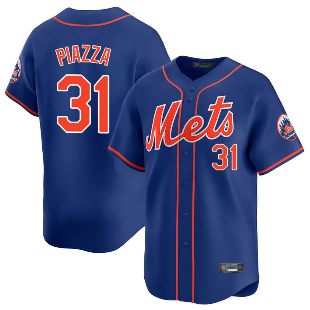 tocy NY.Mets #31 Mike Piazza Player Royal Home Limited Stitched Jerseys