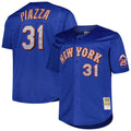 tocy NY.Mets #31 Mike Piazza Player Royal Mitchell & Ness Cooperstown Collection Home Limited Stitched Jerseys