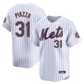 tocy NY.Mets #31 Mike Piazza Player White Home Replica Stitched Jerseys