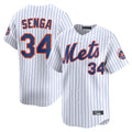 tocy NY.Mets #34 Kodai Senga Player White Home Limited Stitched Jerseys