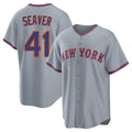 tocy NY.Mets #41 Tom Seaver Player Gray Road Home Game Stitched Jerseys