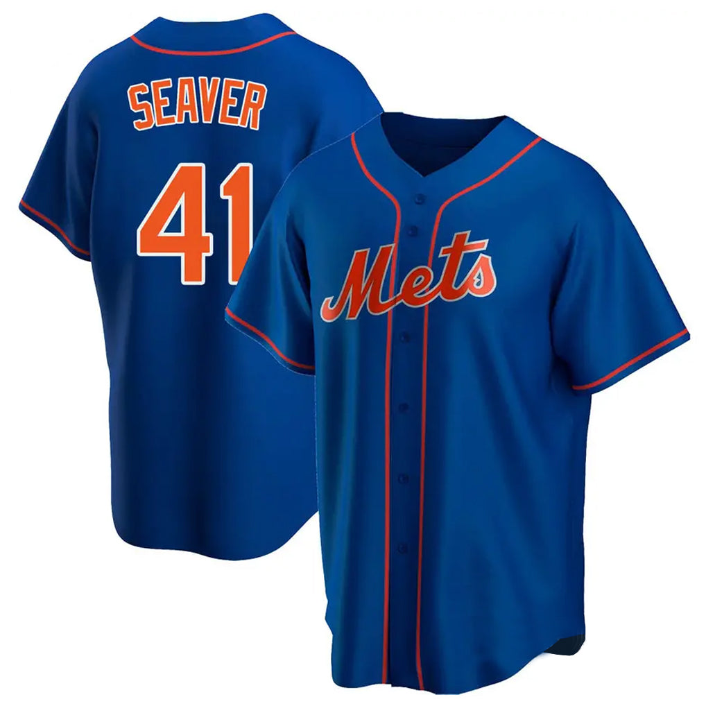 tocy NY.Mets #41 Tom Seaver Player Royal Home Game Stitched Jerseys