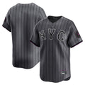 tocy NY.Mets Blank Player Gray City Connect Limited Stitched Jerseys