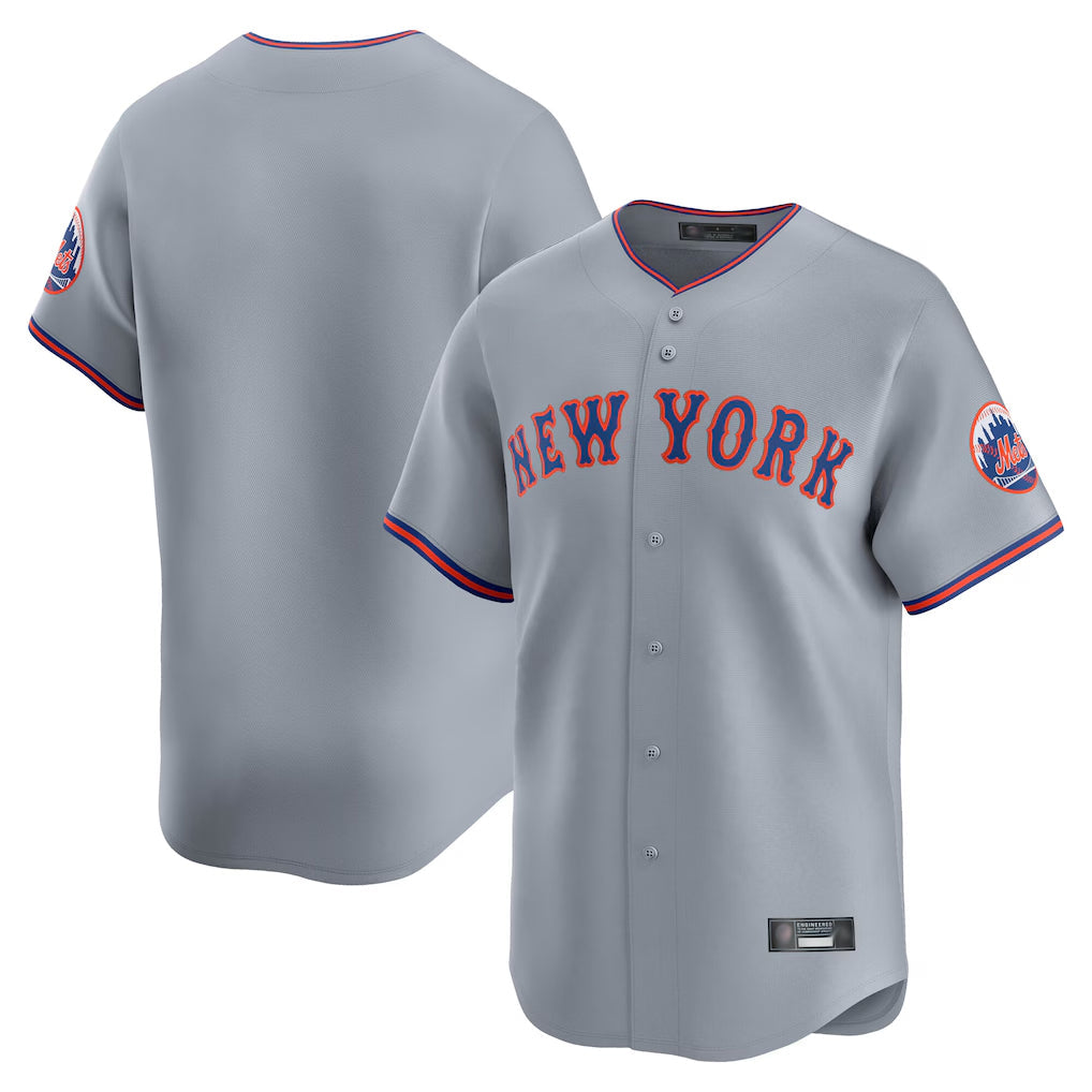 tocy NY.Mets Blank Player Gray Road Limited Home Stitched Jerseys