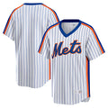 tocy NY.Mets Blank Player White Cooperstown Collection T-shirt Home Stitched Jerseys