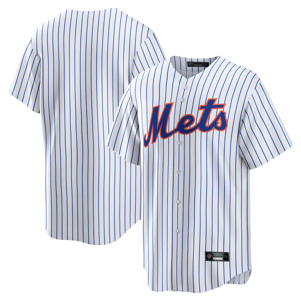 tocy NY.Mets Blank Player White Home Game Stitched Jerseys