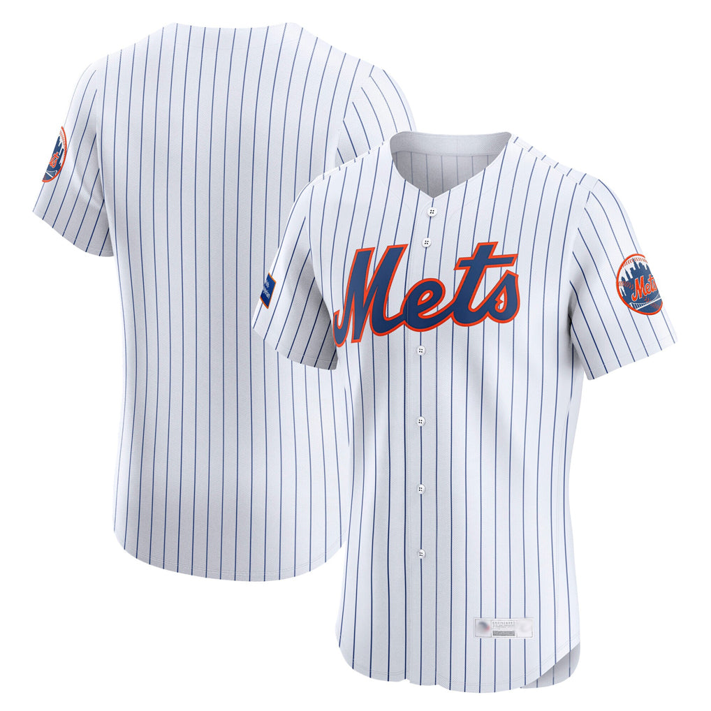 tocy NY.Mets Blank Player White Home Limited Elite Stitched Jerseys