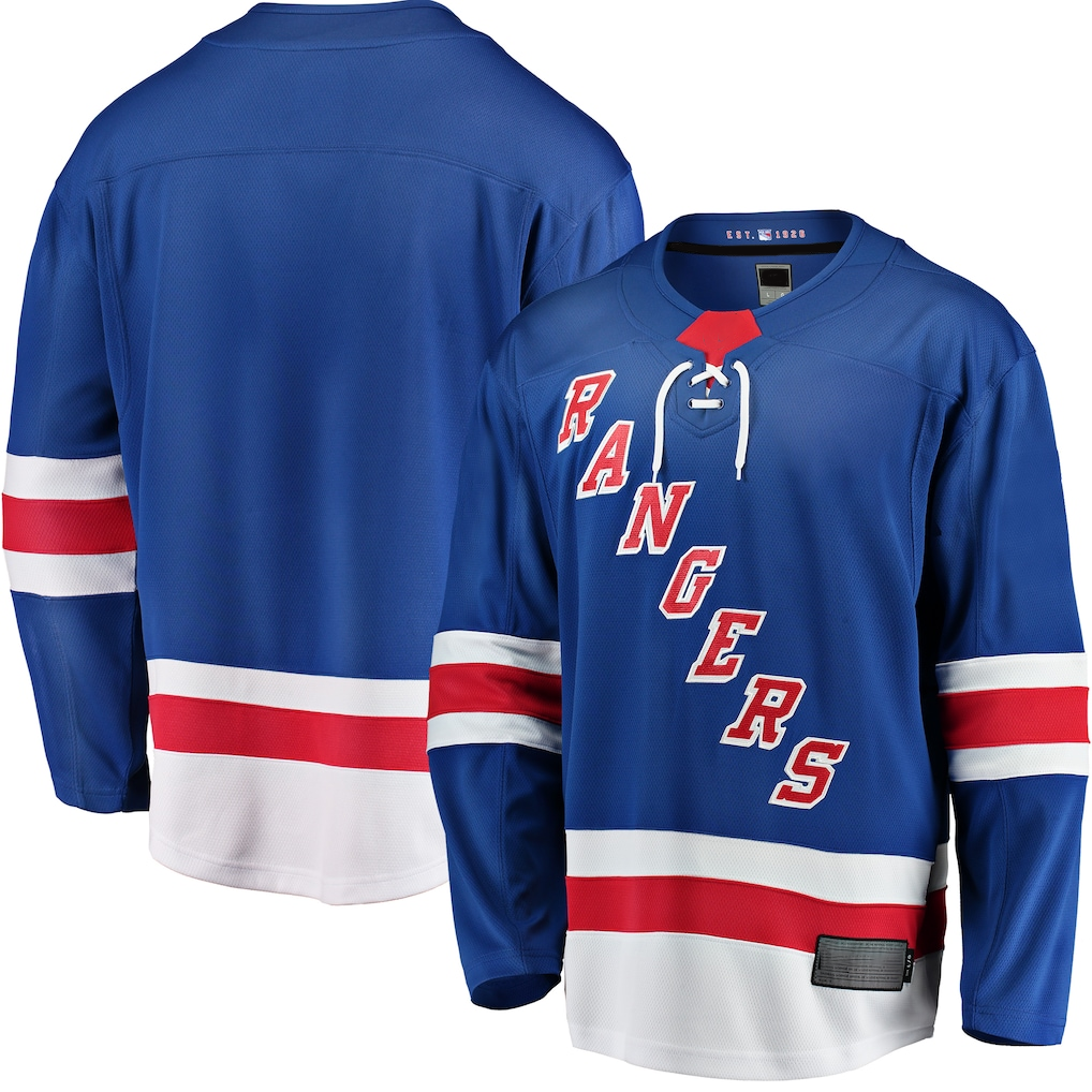 Tocy NY.Rangers Blue Breakaway Home Jerseys