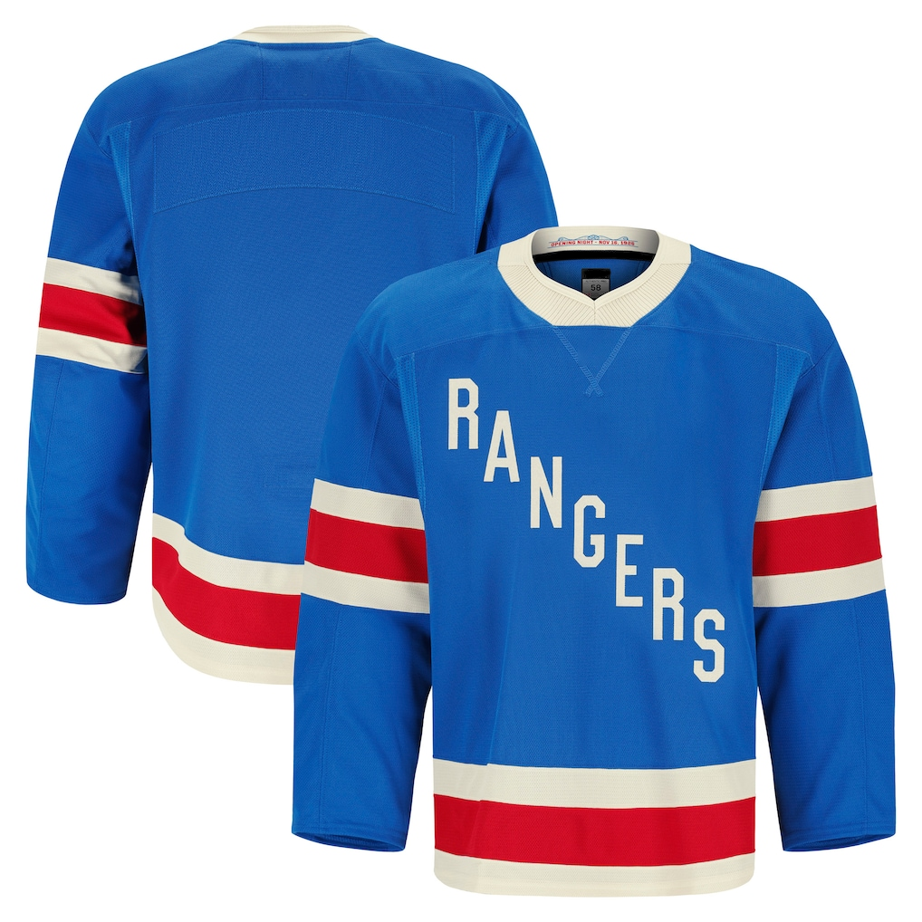 Tocy NY.Rangers Blue Centennial Authentic Pro Jerseys
