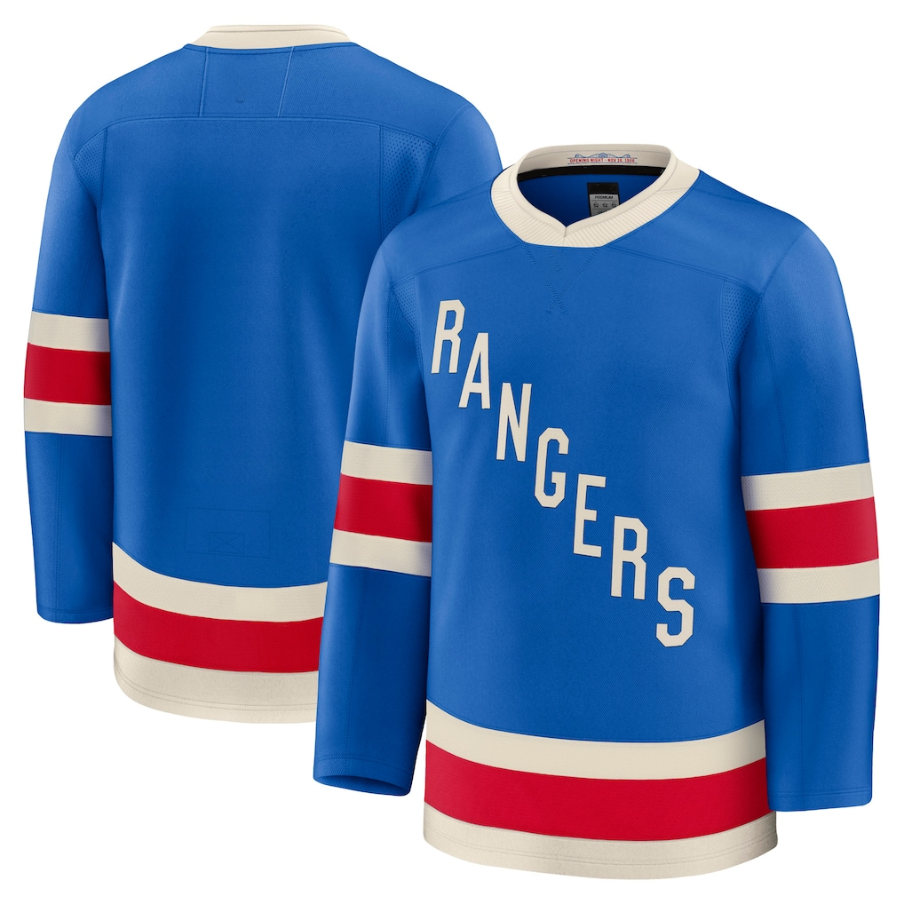 Tocy NY.Rangers Blue Centennial Premium Jerseys