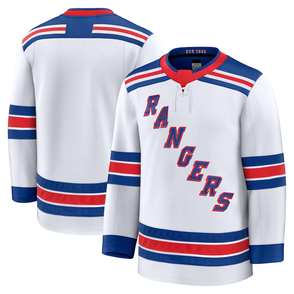 Tocy NY.Rangers White Away Premium Jerseys