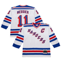 Tocy NY.Rangers #11 Mark Messier White 1993-94 Power Play Jerseys