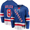 Tocy NY.Rangers #8 J.T. Miller Blue Home Breakaway Jerseys