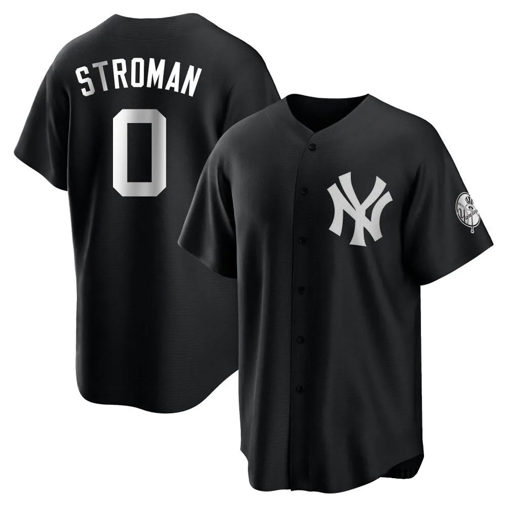 tocy NY.Yankees #0 Marcus Stroman Player Black Game Stitched Jerseys