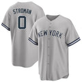 tocy NY.Yankees #0 Marcus Stroman Player Gray Road Game Stitched Jerseys