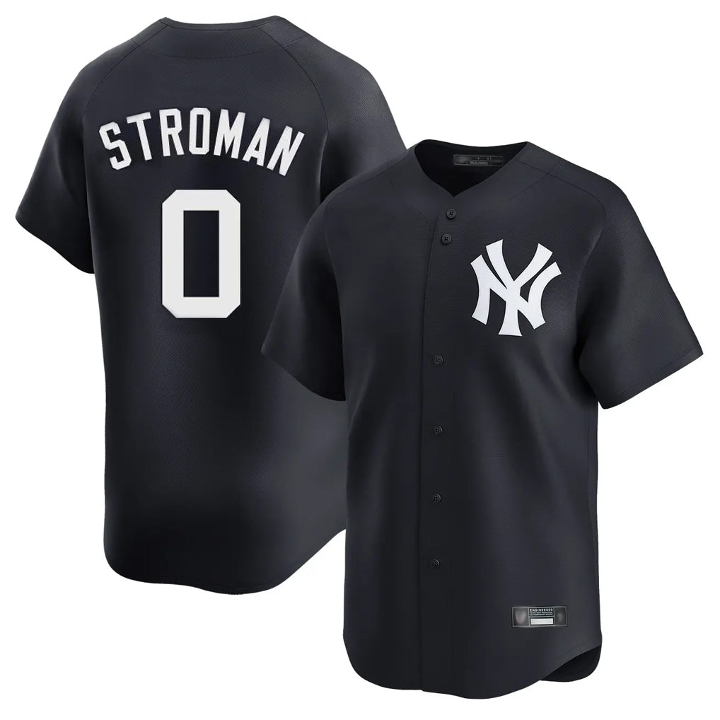 tocy NY.Yankees #0 Marcus Stroman Player Navy Alternate Limited Home Stitched Jerseys