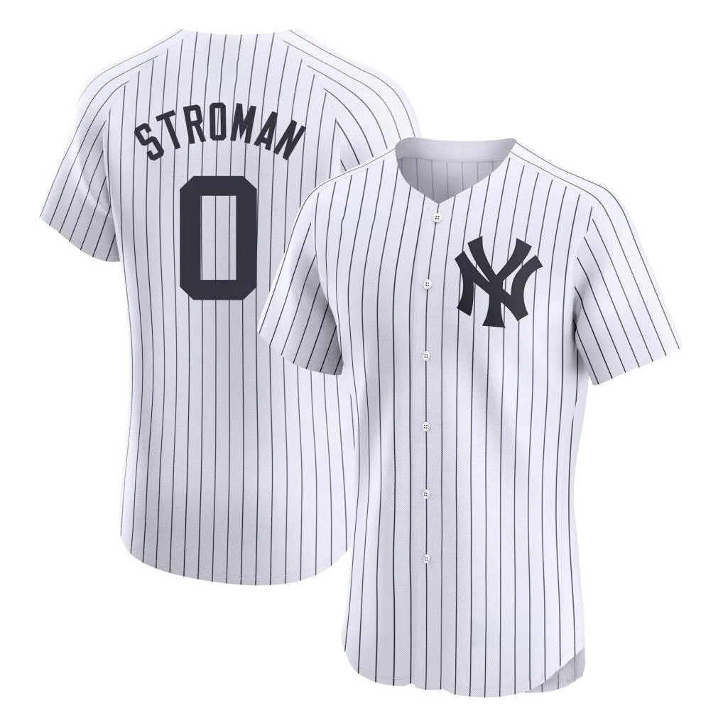 tocy NY.Yankees #0 Marcus Stroman Player White Limited Elite Home Stitched Jerseys