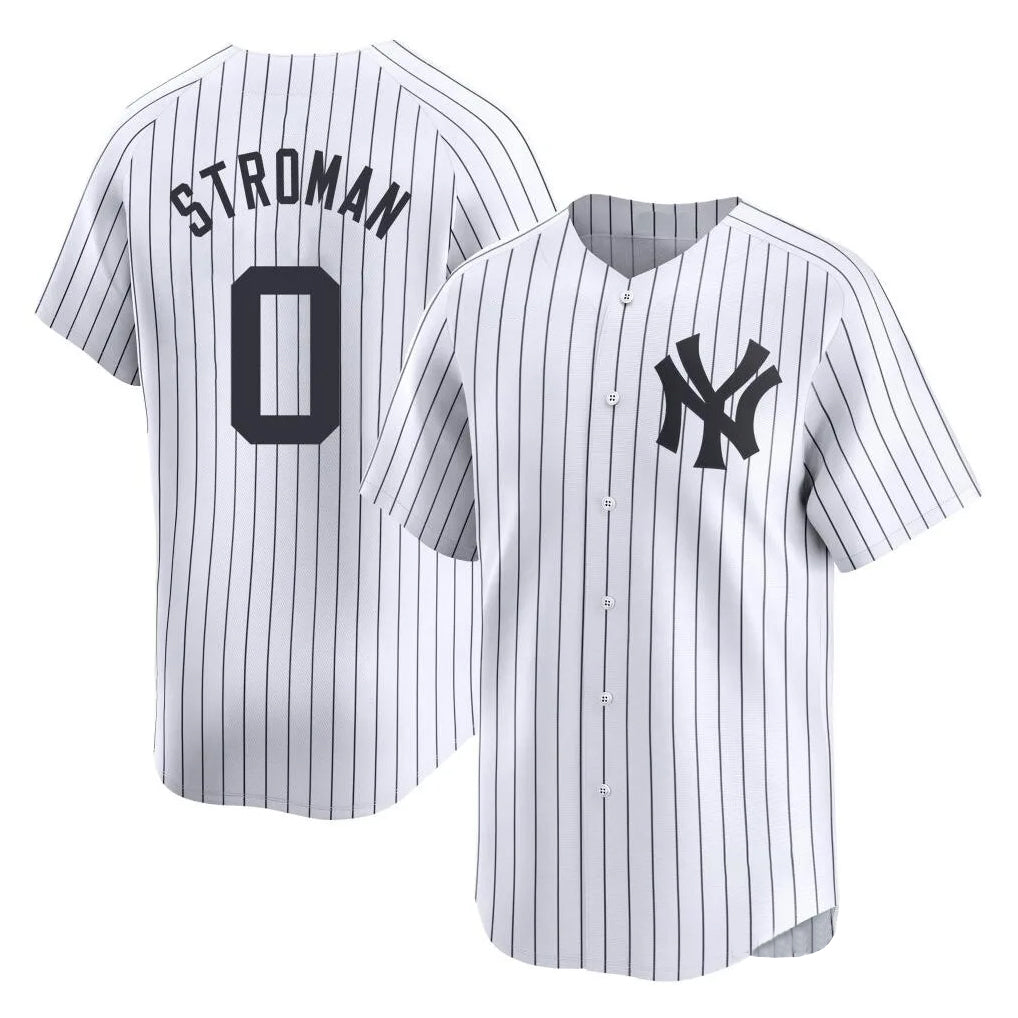 tocy NY.Yankees #0 Marcus Stroman Player White Limited Home Stitched Jerseys