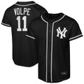tocy NY.Yankees #11 Anthony Volpe Player Black Out Game Stitched Jerseys