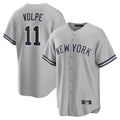 tocy NY.Yankees #11 Anthony Volpe Player Gray Road Game Stitched Jerseys