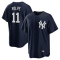 tocy NY.Yankees #11 Anthony Volpe Player Navy Game Stitched Jerseys