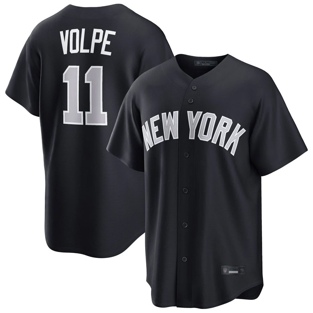 tocy NY.Yankees #11 Anthony Volpe Player Navy Home Game Stitched Jerseys