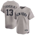 tocy NY.Yankees #13 Jazz Chisholm Jr Player Gray Limited Home Stitched Jerseys