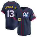 tocy NY.Yankees #13 Jazz Chisholm Jr Player Navy All Star Limited Home Stitched Jerseys