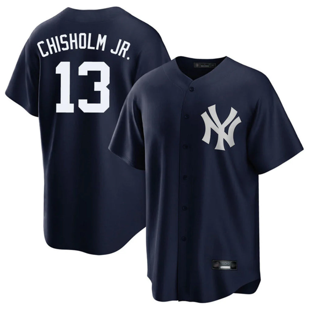 tocy NY.Yankees #13 Jazz Chisholm Jr Player Navy Game Stitched Jerseys