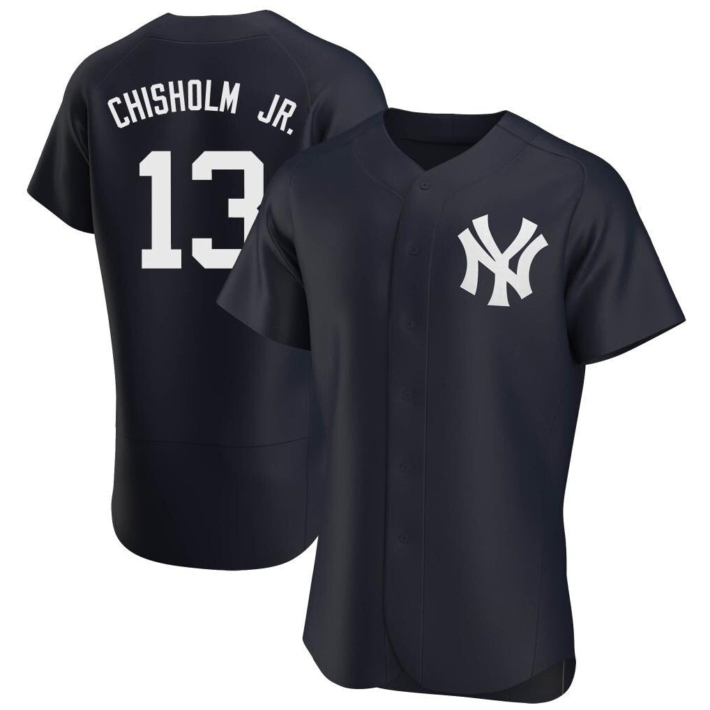 tocy NY.Yankees #13 Jazz Chisholm Jr Player Navy Limited Elite Home Stitched Jerseys
