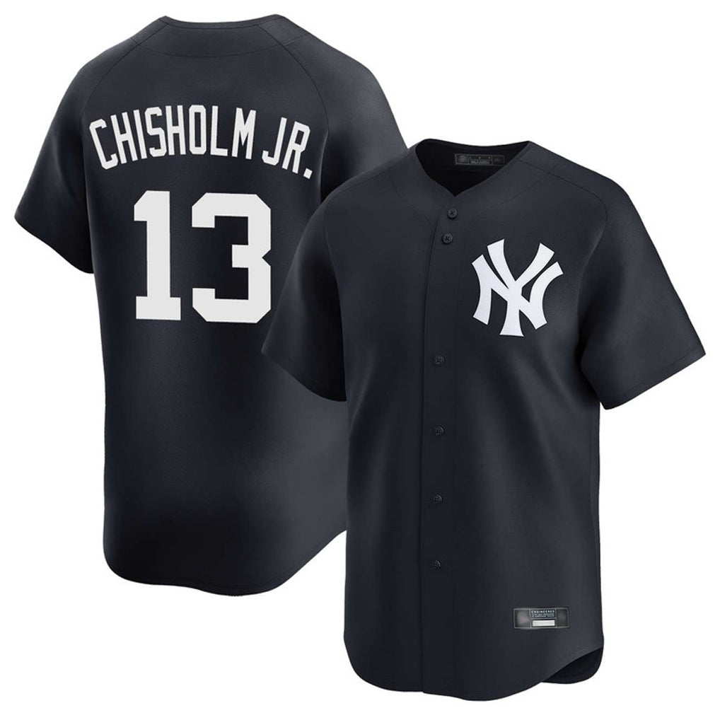 tocy NY.Yankees #13 Jazz Chisholm Jr Player Navy Limited Game Stitched Jerseys