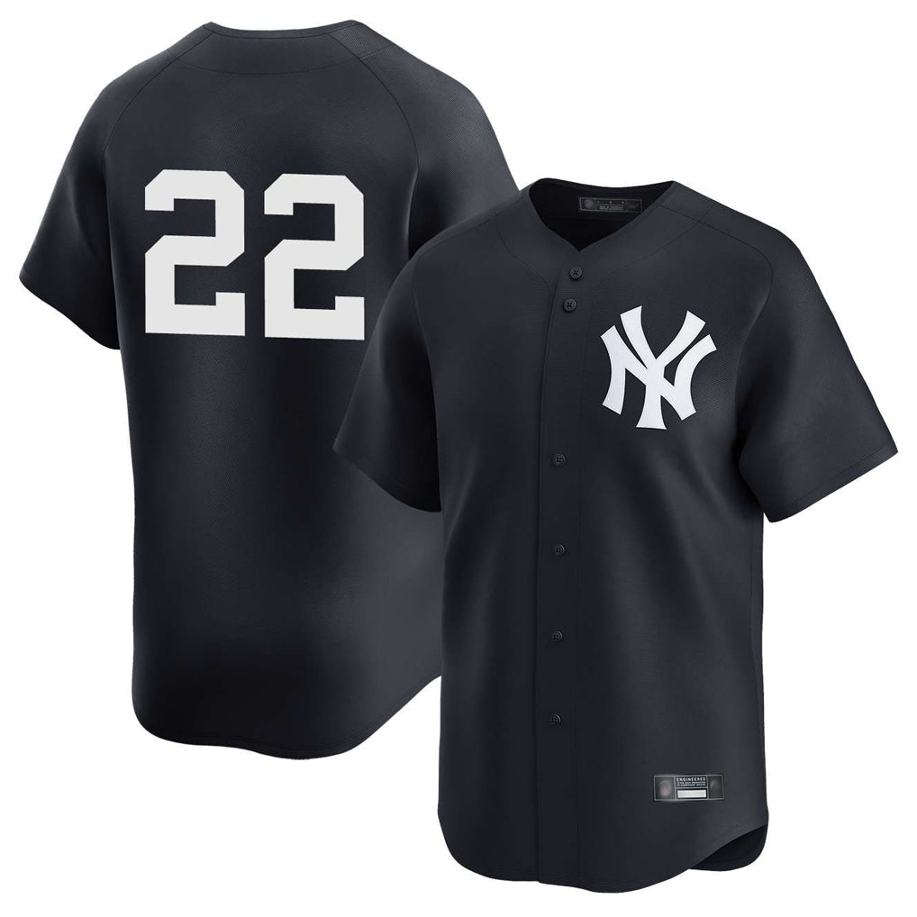 tocy NY.Yankees #22 Ben Rice Player Navy Alternate Limited Stitched Jerseys