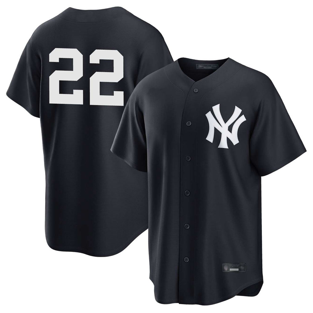 tocy NY.Yankees #22 Ben Rice Player Navy Game Stitched Jerseys